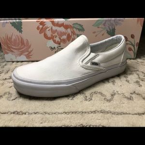 Lightly worn white vans